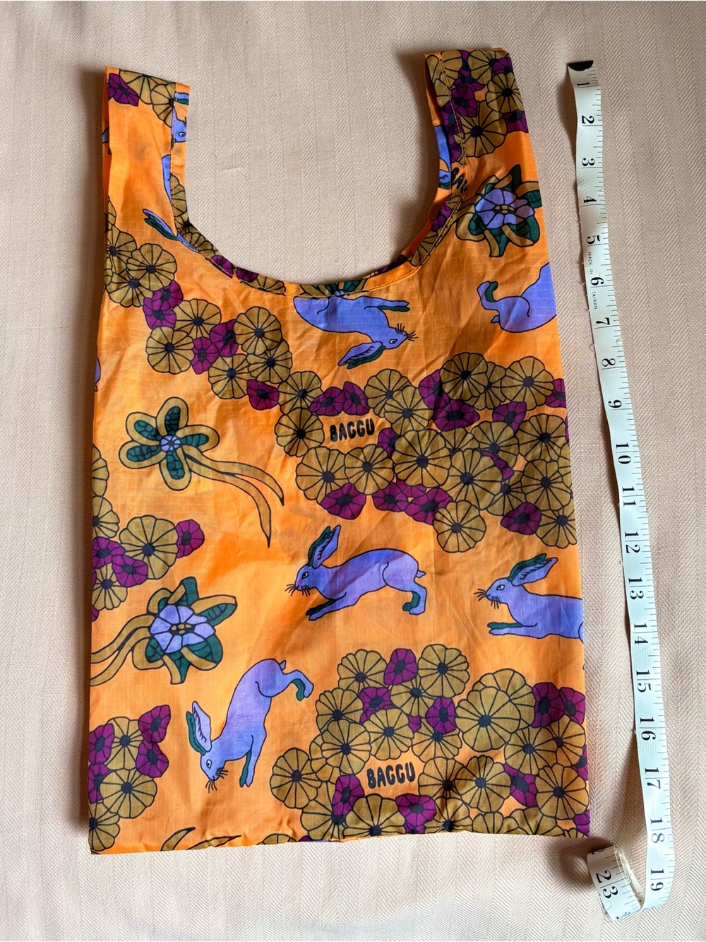 BAGGU Baby BAGGU Reusable Tote - Wild Rabbit - Picture 2 of 4